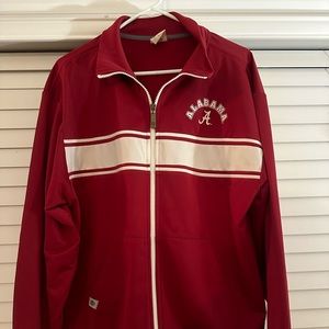 Alabama Crimson Tide Men's Large zip up light weight jacket.